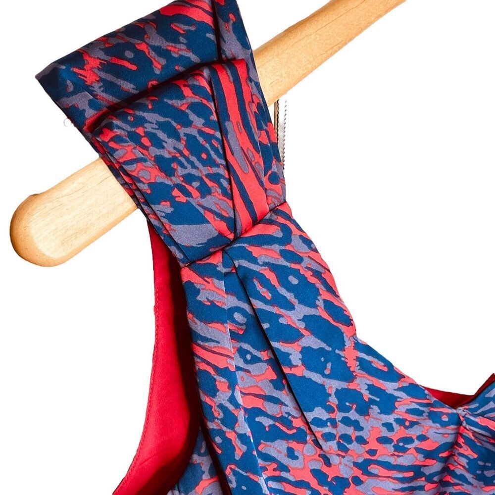 BCBGeneration | Raspberry Abstract One-Shoulder C… - image 6